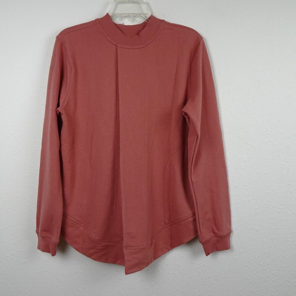 Nike Maternity French Terry Pullover Women's Size XS Pink Reversible Nursing